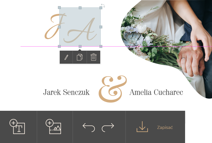Nowy internetowy edytor do zaproszeń ślubnych!